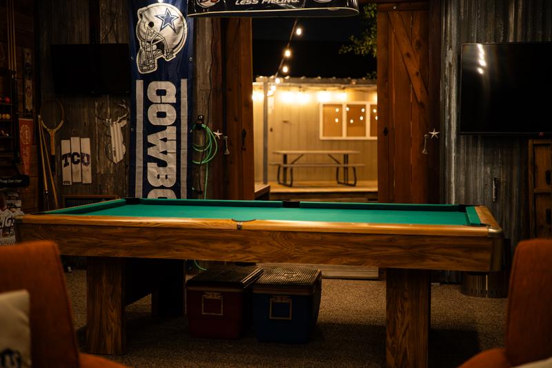 Mancave pool table